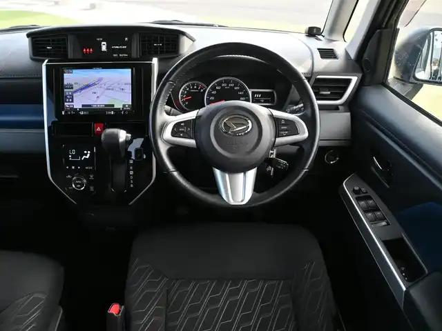 ダイハツ トール カスタムG SAⅡ 千葉県 2018(平30)年 3.7万km パールホワイトⅢ スマートアシストII/クルーズコントロール/両側パワースライドドア/社外メモリーナビ/地デジTV/【DVD/CD再生機能　Bluetooth接続】/バックカメラ/ドライブレコーダー/革巻きステアリング/ステアリングスイッチ/ETC/LEDヘッドライト/フォグライト/コーナーセンサー/純正14インチアルミホイル/スマートキー