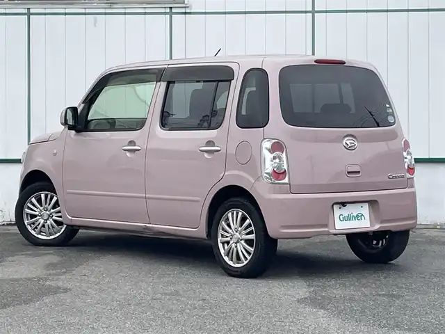 ダイハツ ミラ ココア L 山梨県 2018(平30)年 6.2万km ムースピンクパール 社外ナビ/バックカメラ/ＥＴＣ/リモコンキー/ワンセグＴＶ/CD/SD/アイドリングストップ/社外フロアマット/社外アルミホイール１４インチ