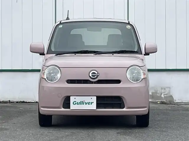 ダイハツ ミラ ココア L 山梨県 2018(平30)年 6.2万km ムースピンクパール 社外ナビ/バックカメラ/ＥＴＣ/リモコンキー/ワンセグＴＶ/CD/SD/アイドリングストップ/社外フロアマット/社外アルミホイール１４インチ