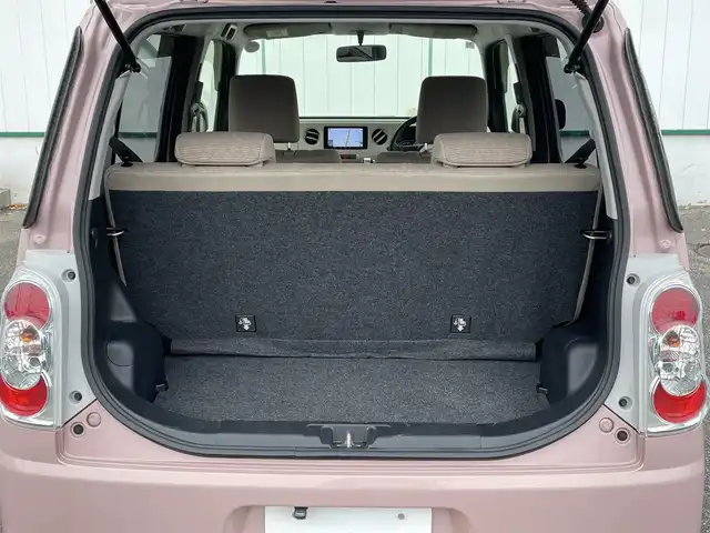 ダイハツ ミラ ココア L 山梨県 2018(平30)年 6.2万km ムースピンクパール 社外ナビ/バックカメラ/ＥＴＣ/リモコンキー/ワンセグＴＶ/CD/SD/アイドリングストップ/社外フロアマット/社外アルミホイール１４インチ