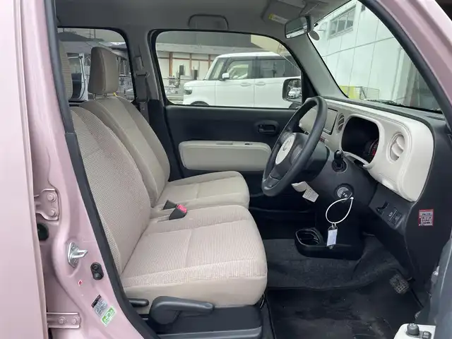 ダイハツ ミラ ココア L 山梨県 2018(平30)年 6.2万km ムースピンクパール 社外ナビ/バックカメラ/ＥＴＣ/リモコンキー/ワンセグＴＶ/CD/SD/アイドリングストップ/社外フロアマット/社外アルミホイール１４インチ