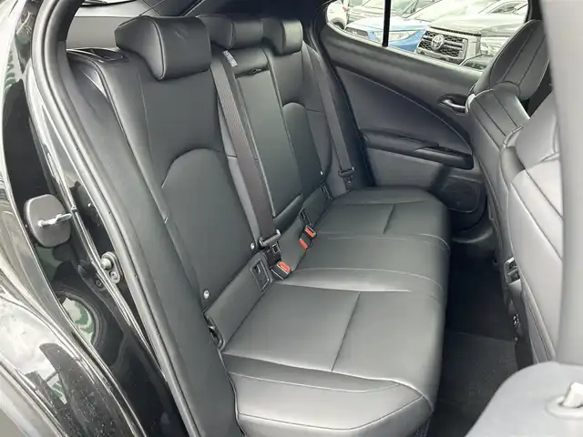 レクサス ＵＸ 250h Fスポーツ 奈良県 2019(令1)年 1.9万km グラファイトブラックガラスフレーク 禁煙車/サンルーフ/黒本革シート/レクサスセーフティシステム/純正12.3型ナビ（フルセグTV/CD/DVD/Blu-ray/BT/AUX)/バックカメラ/ビルトインETC2.0/純正ドラレコ/社外前後ドラレコ/パドルシフト/パワーバックドア/パワーシート(D/N席)/シートヒーター(D/N席)/ステアリングヒーター/アダプティブクルーズコントロール/レーンキープアシスト/ブラインドスポットモニター/クリアランスソナー/電子パーキング/LEDオートライト/LEDフォグ/オートアラーム/純正18インチアルミホイール/純正フロアマット/新車時保証書/取扱説明書