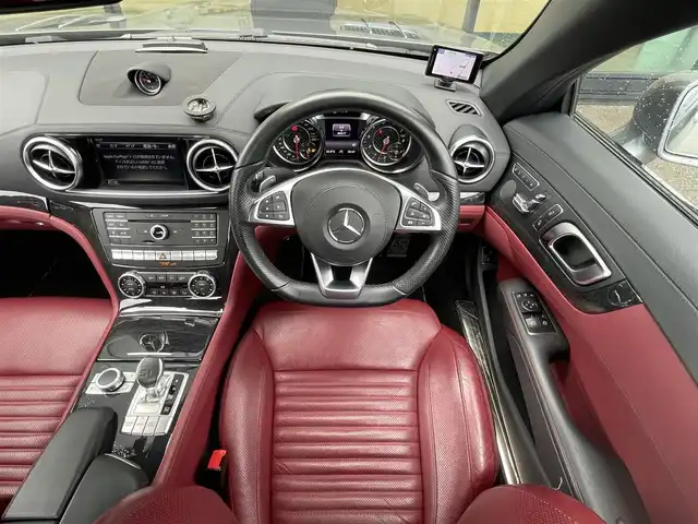 メルセデス・ベンツ ＳＬ４００ 石川県 2018(平30)年 4.7万km セレナイトグレー バックカメラ/フルセグ/レザーシート/パワーシート　D席/N席/シートヒーター　D席/N席/エアーシート　D席/N席/ステリングパイロット/アクティブブレーキーアシスト/アテンションアシスト/ブラインドスポットアシスト/レーンキープアシスト/ウィンカーミラー/LEDヘッドライト/スペアキー　1本/COMANDシステム/CD/BT/ETC