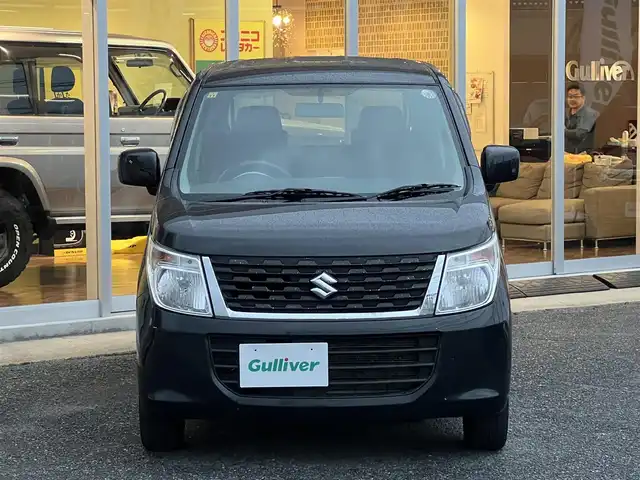 スズキ ワゴンＲ FX 山口県 2016(平28)年 15.8万km ブルーイッシュブラックパール3 純正フロアマット/純正ドアバイザー/純正CDデッキ/アイドリングストップ/運転席シートヒーター/電動格納ドアミラー
