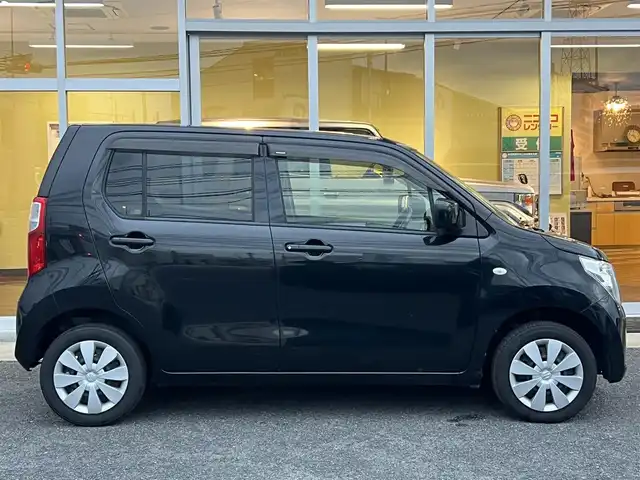 スズキ ワゴンＲ FX 山口県 2016(平28)年 15.8万km ブルーイッシュブラックパール3 純正フロアマット/純正ドアバイザー/純正CDデッキ/アイドリングストップ/運転席シートヒーター/電動格納ドアミラー