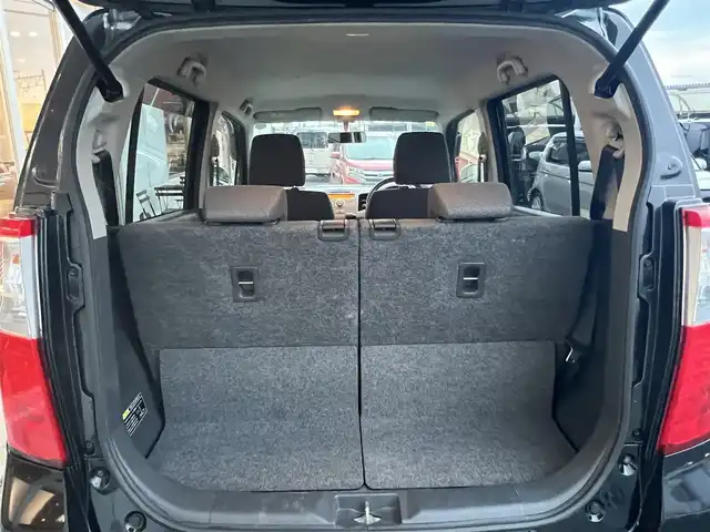 スズキ ワゴンＲ FX 山口県 2016(平28)年 15.8万km ブルーイッシュブラックパール3 純正フロアマット/純正ドアバイザー/純正CDデッキ/アイドリングストップ/運転席シートヒーター/電動格納ドアミラー