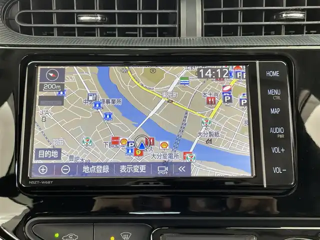 トヨタ アクア S スタイルブラック 大分県 2018(平30)年 6.4万km ブラックマイカ TRDエアロ/TRDアルミホイール/プリクラッシュセーフティー/オートハイビーム/LTA/純正ナビ/（フルセグ/CD/DVD/Bluetooth）/ビルトインETC2.0/バックカメラ/前方ドライブレコーダー/ヘッドライトレベライザー/LEDヘッドライト/オートライト/電動格納ミラー/ステアリングスイッチ/スマートキープッシュスタート