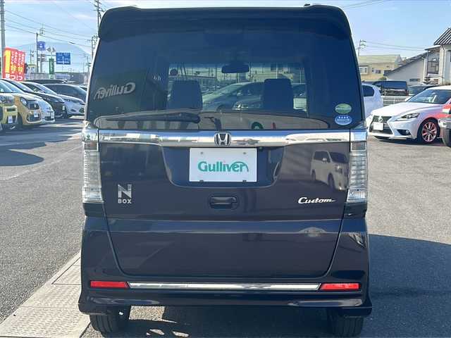 ホンダ Ｎ ＢＯＸ カスタム G ターボSSパッケージ 香川県 2016(平28)年 7.9万km プレミアムベルベットパープル・パール 社外ナビ（フルセグTV/CD/DVD/BT)/バックカメラ/シートヒーター/両側パワースライドドア/HIDヘッドライト/ビルトインETC/両側後席テーブル