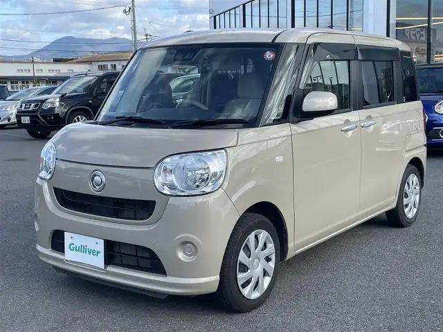 ダイハツ ムーヴ キャンバス X SA Ⅲ 長崎県 2018(平30)年 9.4万km ナチュラルベージュマイカM 純正SDナビ/CD/DVD/BT/USB/フルセグTV/バックカメラ/スマートアシストIII/両側パワースライドドア/ステアリングスイッチ/オートマチックハイビーム/オートライト/ドライブレコーダー