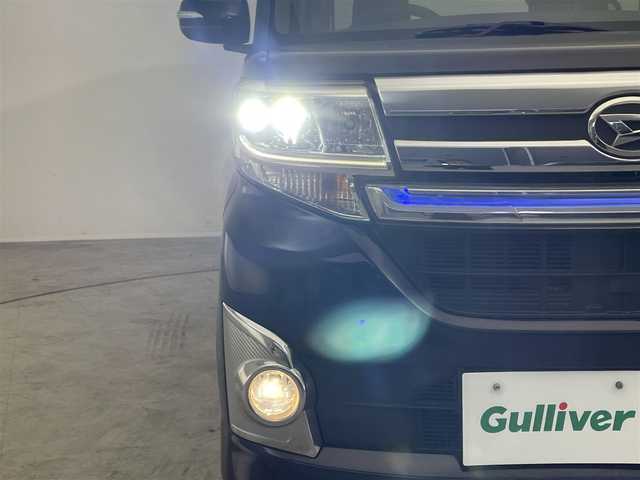 ダイハツ タント カスタム X トップED SA 新潟県 2015(平27)年 6万km ナイトシャドーパープルクリスタルM 〇4WD/〇純正8インチナビ/〇フルセグTV/〇パワースライドドア/〇バックモニター/〇フリップダウンモニター/〇スマートアシスト/〇低速域衝突回避支援ブレーキ機能/〇誤発信抑制御機能/〇先行車発信お知らせ機能/〇アイドリングストップ機能/〇LEDヘッドランプ/〇オートライト/〇純正14インチアルミホイール/〇ステアリングスイッチ/〇オートエアコン/〇リアヒーターダクト/〇合皮ファブリックコンビシート/〇シートリフター/〇キーフリーシステム/〇イモビライザー/〇プッシュスタート/〇SRSエアバック（運転席・助手席・サイド）