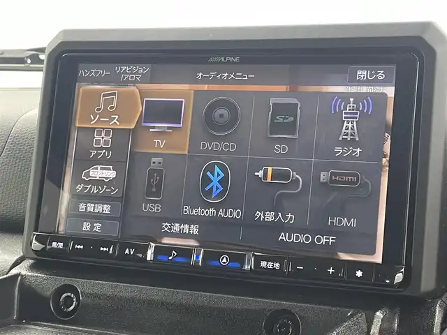 スズキ ジムニー シエラ JC 福井県 2023(令5)年 2万km ジャングルグリーン ＡＬＰＩＮＥメモリナビ/CD/DVD/BT/フルセグ/ＡＬＰＩＮＥデジタルインナーミラー/ＡＬＰＩＮＥドライブレコーダー/オートライト/ＬＥＤヘッドライト/バックカメラ/アイドリングストップ/ビルトインＥＴＣ/スマートキー/ＡＡＣ