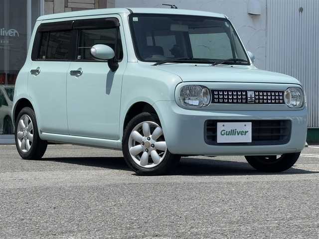 スズキ ラパン 10thアニバーサリーリミテッド 徳島県 2011(平23)年 5.3万km アロマティックアクアメタリック クラリオン7インチナビ/　（TV/USB/AM/FM）/シートヒーター/ベンチシート/バックカメラ/純正14インチアルミホイール/純正フロアマット/ETC/オートライト/スマートキー/プッシュスタート
