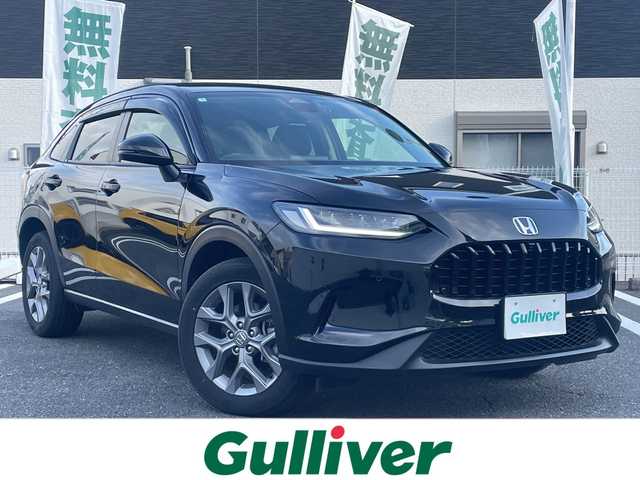 ホンダ ＺＲ－Ｖ ハイブリッド e:HEV X 三重県 2024(令6)年 1.3万km クリスタルブラックパール 登録時走行距離　１２６３２ｋｍ/禁煙/ワンオーナー/純正ナビ/AM/FM/TV/Bluetooth/USB/ワイヤレス充電/前後ドラレコ/電動パーキング/ブレーキホールド/全方位カメラ/前後コーナーセンサー/衝突軽減システム/レーンキープアシスト/先行者発進/BSM/RSA/レーダークルコン/パドルシフト/ステアリングスイッチ/ビルトインETC/パワーバックドア/パワーウィンドウ/AUTOライト/AUTOハイビーム/LED/プッシュスタート/スマートキー/純正ドアバイザー/純正フロアマット/スペアキー/USB充電/SOSスイッチ