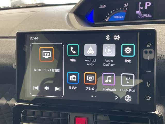 ダイハツ タント カスタム X 愛知県 2022(令4)年 2.7万km ブラックマイカメタリック 純正9型ディスプレイオーディオ　ナビ機能なし/両側パワースライドドア/シートヒーター/バックカメラ/コーナーセンサー/純正アルミホイール/LEDヘッドライト/オートマチックハイビーム/ドライブレコーダー/ETC/衝突軽減システム/フルセグ/Bluetooth/ステアリングスイッチ/スマートキー/プッシュスタート