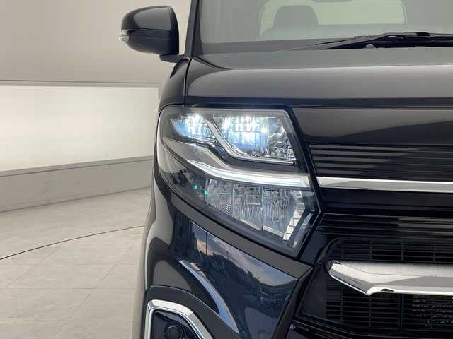 ダイハツ タント カスタム X 愛知県 2022(令4)年 2.7万km ブラックマイカメタリック 純正9型ディスプレイオーディオ　ナビ機能なし/両側パワースライドドア/シートヒーター/バックカメラ/コーナーセンサー/純正アルミホイール/LEDヘッドライト/オートマチックハイビーム/ドライブレコーダー/ETC/衝突軽減システム/フルセグ/Bluetooth/ステアリングスイッチ/スマートキー/プッシュスタート