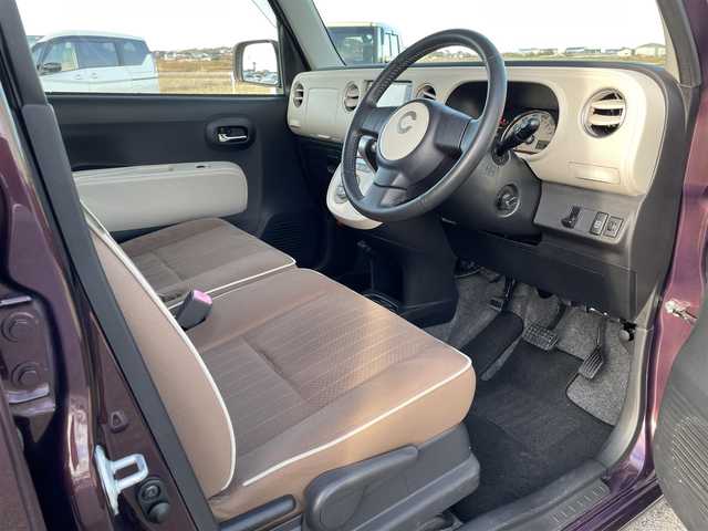 ダイハツ ミラ ココア プラスX スペシャルコーデ 鳥取県 2014(平26)年 5.4万km プラムブラウンクリスタルマイカ 純正ナビ／フルセグ／ＤＶＤ／ＣＤ／ＢＴ/ｐバックカメラ/ＥＴＣ/スマートキー/ルーフレール/フォグランプ/ウィンカーミラー/スウェード調ブラウンシート/ホワイトホイールキャップ/エコアイドル/電格ミラー/スペアキーｘ１