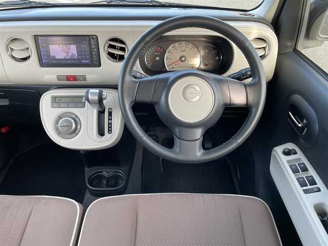 ダイハツ ミラ ココア プラスX スペシャルコーデ 鳥取県 2014(平26)年 5.4万km プラムブラウンクリスタルマイカ 純正ナビ／フルセグ／ＤＶＤ／ＣＤ／ＢＴ/ｐバックカメラ/ＥＴＣ/スマートキー/ルーフレール/フォグランプ/ウィンカーミラー/スウェード調ブラウンシート/ホワイトホイールキャップ/エコアイドル/電格ミラー/スペアキーｘ１