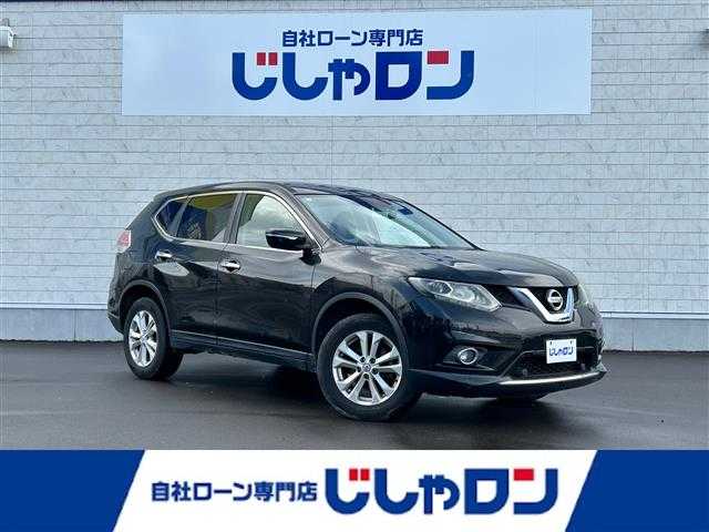 日産 エクストレイル 20X エマージェンシーブレーキ 道北・旭川 2014(平26)年 9.4万km ダイヤモンドブラック (株)IDOMが運営する【じしゃロン旭川店】の自社ローン専用車両になります。こちらは現金またはオートローンご利用時の価格です。自社ローンご希望の方は別途その旨お申付け下さい/　/・純正ナビ（CD/DVD/SD/BT/フルセグ）/・バックカメラ/・ビルトインETC/・フリップダウンモニター/・ドライブレコーダー/・アイドリングストップ/・両席シートヒーター/・パートタイム4WD/・スマートキー２個/・フォグランプ/・取扱説明書