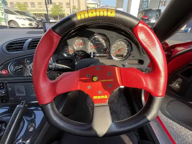 マツダ ＲＸ－７ Type R 岡山県 1992(平4)年 4.3万km ビンテージレッド 登録時走行距離43.015km/社外ナビ：NX501/（FM/AM/DISC/Bluetooth）/バックカメラ/ETC/純正16インチアルミホイール/純正リアスポイラー/mono comandoステアリング/DO.ENGINEERINGマフラー/HKSターボタイマー/GPS&レーダー探知機:GWR3sd/ロータリーエンジン/シーケンシャルツインターボ/リトラクダブルヘッドライト/5MT