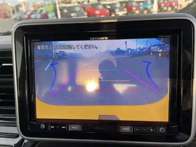 スズキ スペーシア カスタム HYBRID XS 石川県 2018(平30)年 5.9万km アクティブイエロー/ブラック2トーンルーフ 純正8型ナビ/フルセグTV/バックカメラ/LEDヘッドライト/ドライブレコーダー/両側パワースライドドア/スマートキー/プッシュスタート/電動ミラー/ハーフレザーシート/ベンチシート/オートライト/コーナーセンサー/衝突軽減ブレーキ