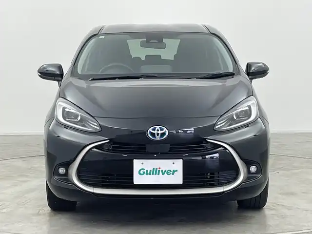トヨタ アクア Z 群馬県 2021(令3)年 4.4万km ブラックマイカ ディスプレイオーディオ/Bluetooth/オートライト/LEDヘッドライト/バックカメラ/レーダークルーズコントロール/革巻きステアリング/AC100V/nanoeX/電動格納ミラー/プッシュスタート/スマートキー/純正フロアマット/純正ドアバイザー/前後クリアランスソナー/オートマチックハイビーム/衝突被害軽減システム