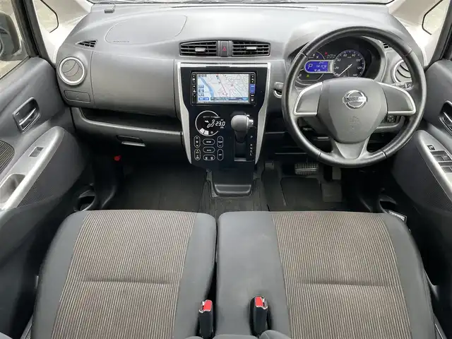 日産 デイズ ハイウェイスター Vセレ +Safty 岩手県 2014(平26)年 8.1万km ブラック 社外メモリーナビ/（フルセグTV/CD/DVD/Bluetooth）/アラウンドビューモニター/フォグライト/電動格納ミラー/シートヒーター/フォグライト/14インチアルミ/ETC/アイドリングストップ