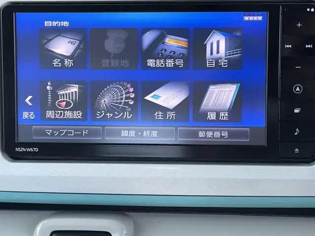 ダイハツ ムーヴ キャンバス G メイクアッフ SA Ⅱ 香川県 2016(平28)年 6.8万km パールホワイトⅢ/ファインミントメタリック 2トーン スマートアシストII/・衝突警報機能　/・衝突回避支援ブレーキ機能　/・誤発進抑制制御機能　/・車線逸脱警報機能/・先行車発進お知らせ機能/純正ＳＤナビ【NSZN-W67D】/(Bluetooth/)/フルセグTV/バックカメラ　/両側電動ドア　/ＬＥＤヘッドライト　/ＬＥＤフォグライト　/オートライト　/コーナーセンサー/純正フロアマット/スマートキー/スペアキー/プッシュスタート