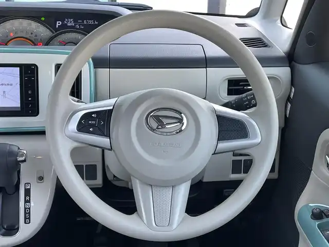 ダイハツ ムーヴ キャンバス G メイクアッフ SA Ⅱ 香川県 2016(平28)年 6.8万km パールホワイトⅢ/ファインミントメタリック 2トーン スマートアシストII/・衝突警報機能　/・衝突回避支援ブレーキ機能　/・誤発進抑制制御機能　/・車線逸脱警報機能/・先行車発進お知らせ機能/純正ＳＤナビ【NSZN-W67D】/(Bluetooth/)/フルセグTV/バックカメラ　/両側電動ドア　/ＬＥＤヘッドライト　/ＬＥＤフォグライト　/オートライト　/コーナーセンサー/純正フロアマット/スマートキー/スペアキー/プッシュスタート