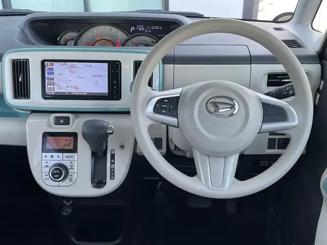 ダイハツ ムーヴ キャンバス G メイクアッフ SA Ⅱ 香川県 2016(平28)年 6.8万km パールホワイトⅢ/ファインミントメタリック 2トーン スマートアシストII/・衝突警報機能　/・衝突回避支援ブレーキ機能　/・誤発進抑制制御機能　/・車線逸脱警報機能/・先行車発進お知らせ機能/純正ＳＤナビ【NSZN-W67D】/(Bluetooth/)/フルセグTV/バックカメラ　/両側電動ドア　/ＬＥＤヘッドライト　/ＬＥＤフォグライト　/オートライト　/コーナーセンサー/純正フロアマット/スマートキー/スペアキー/プッシュスタート