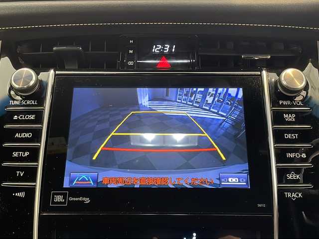 トヨタ ハリアー ハイブリッド プレミアム 福井県 2015(平27)年 8.1万km ホワイトパールクリスタルシャイン モデリスタエアロ/JLBサウンドシステム/純正8インチSDナビ/フルセグTV/BT/DVD/CD/SD/USB/AUX/バックカメラ/クルーズコントロール/プリクラッシュセーフティ/レーンキープアシスト/オートハイビーム/ETC/前後ドライブレコーダー/パワーバックドア/パワーシート/レザーシート/ウッドコンビステアリング/オートライト/LEDヘッドライト/クリスタルシフトノブ/純正シフトノブ車載/純正18インチアルミホイール/純正フロアマット/100V電源/MTモード付AT/プッシュスタート/スマートキー×2