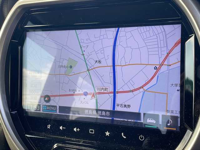 スズキ ハスラー HYBRID X 徳島県 2021(令3)年 1.2万km クールカーキPM 純正9型メモリナビ/（DISC/USB/ラジオ/BT/フルセグ）/全方位カメラ/スズキセーフティサポート/コーナーセンサー/前席シートヒーター/ビルトインETC/アイドリングストップ/LEDヘッドライト/フォグライト/電動格納ミラー/ドアバイザー/純正15インチアルミホイール