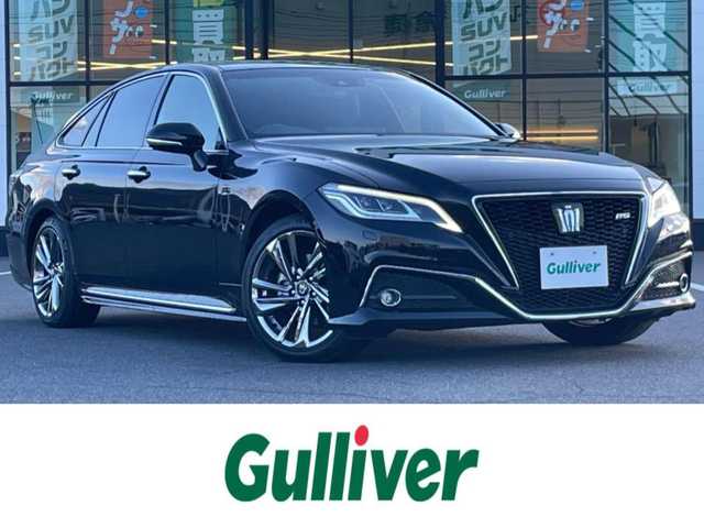 トヨタ クラウン ハイブリッド RS 岡山県 2021(令3)年 10.3万km ブラック 登録時走行距離：　102796km/禁煙車/後期モデル/純正12.3インチナビ/　(CD/DVD/フルセグTV/Bluetooth)/バックカメラ/クルーズコントロール(追従走行あり)/BSM/トヨタセーフティセンス/（PCS/LTA/RCTA/PKSB/RSA/クリアランスソナー）/ドライブレコーダー/ビルトインETC2.0/Clazzioレザー調シートカバー/ハーフレザーシート/シートヒーター/エアシート/パワーシート/ステアリングヒーター/革巻きステアリング/ステアリングスイッチ/純正LEDヘッドライト/フォグライト/オートライト/プッシュスタート/スマートキー/スペアキー×1/MTモード付きAT/アイドリングストップ/純正アルミホイール 18インチ/ウインカーミラー/電動格納ミラー/オートリトラミラー/純正フロアマット/横滑防止装置/盗難防止装置/取扱説明書/ナビ取扱説明書/新車時整備手帳（保証書）