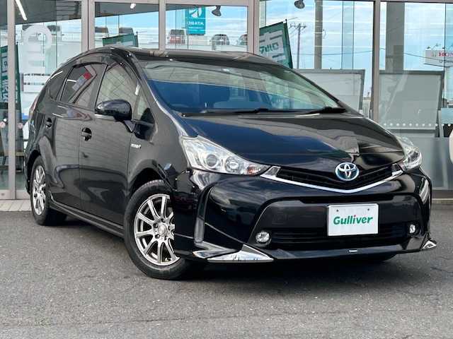 トヨタ プリウス α S Lセレクション 青森県 2015(平27)年 9.3万km アティチュードブラックマイカ ワンオーナー/モデリスタエアロ(フロント/サイド/リア)/純正ナビ(BT/フルセグ/DVD/CD/ラジオ)/ミラー型前後ドライブレコーダー/LEDヘッドライト/LEDフォグライト/リヤフォグライト/バックカメラ/ビルトインETC/社外エンジンスターター/ヘッドライトレベライザー/寒冷地仕様/電動格納ミラー/スペアキー/冬タイヤ積込み/新車時保証書/取扱説明書