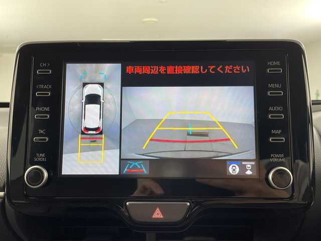 トヨタ ヤリスクロス ハイブリッド Z 愛知県 2021(令3)年 3.6万km ホワイトパールクリスタルシャイン 禁煙車/純正8インチディスプレーオーディオ/（AM/FM/Bluetooth/USB)/全方位カメラ/トヨタセーフティセンス/・レーダークルーズコントロール/・プリクラッシュセーフティ/・オートマチックハイビーム/・ブラインドスポットモニター/・クリアランスソナー/・レーントレーシングアシスト/・レーンディパーチャーアラート/ヘッドアップディスプレイ/ETC2.0/ドライブレコーダー/シートヒーター/ハーフレザーシート/ステアリングヒーター/パワーバックドア/LEDヘッドライト/フロントフォグランプ/スマートキー/スペアキー有/プッシュスタート/純正18インチアルミホイール/横滑り防止装置/純正フロアマット/電子パーキングブレーキ/オートホールド