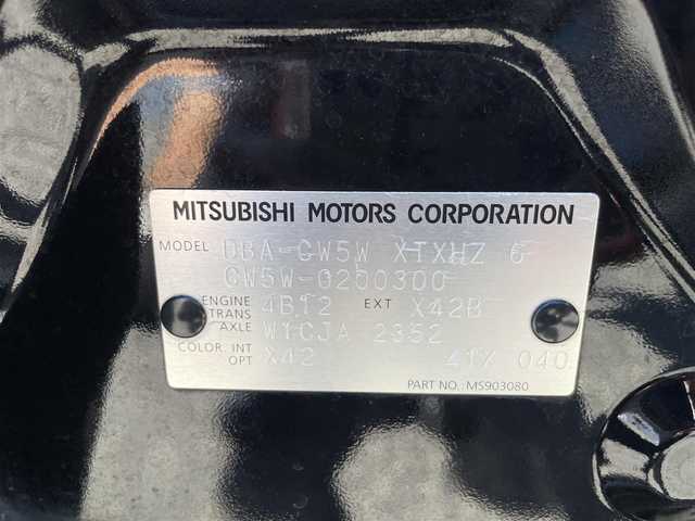 三菱 アウトランダー 24G ROADEST 新潟県 2011(平23)年 9.7万km アメジストブラック ４ｗｄ/バックカメラ/ウィンカーミラー/ドアバイザー/ETC/純正フロアマット