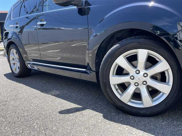 三菱 アウトランダー 24G ROADEST 新潟県 2011(平23)年 9.7万km アメジストブラック ４ｗｄ/バックカメラ/ウィンカーミラー/ドアバイザー/ETC/純正フロアマット