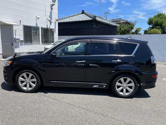 三菱 アウトランダー 24G ROADEST 新潟県 2011(平23)年 9.7万km アメジストブラック ４ｗｄ/バックカメラ/ウィンカーミラー/ドアバイザー/ETC/純正フロアマット