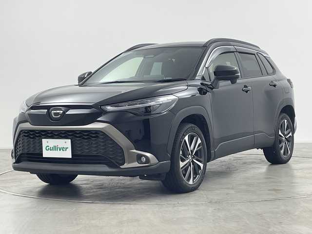 トヨタ カローラ クロス ハイブリッド Z 群馬県 2024(令6)年 0.8万km アティチュードブラックマイカ 純正10.5型ナビ フルセグTV バックカメラ シートヒーター ステアリングヒーター 衝突被害軽減ブレーキ パワーシート 電動リアゲート オートハイビーム LED ETC2.0 スマートキー 禁煙車