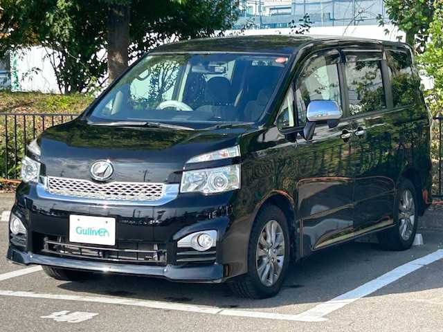 トヨタ ヴォクシー ZS 煌Ⅱ 宮城県 2012(平24)年 2.6万km ブラック 純正ナビ/バックカメラ/純正フルセグTV/Bluetooth/パドルシフト/ステアリングスイッチ/前後ドライブレコーダー/純正ビルトインETC/オートライト/アンチロックブレーキシステム/純正アルミホイール/純正フロアマット/両側パワースライドドア/プッシュスタート