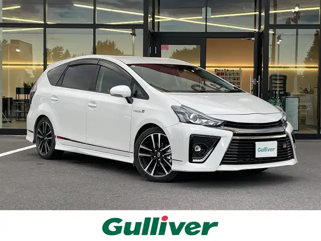 トヨタ プリウス α S ツーリングセレ GRスポーツ 栃木県 2019(令1)年 3.5万km ホワイトパールクリスタルシャイン ワンオーナー/社外メモリナビ/フルセグTV/DVD/Bluetooth/バックカメラ/ETC/GRスポーツ専用ハーフレザーシート/前後ドライブレコーダー/GPSレーダー/純正エンジンスターター/スマートキー×2/LEDヘッドライト/フォグランプ/オートライト/純正18インチAW/純正フロアマット/保証書/取説
