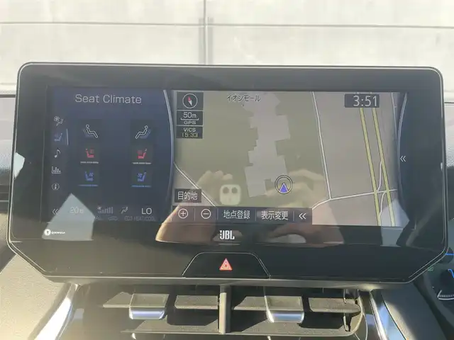 トヨタ ハリアー ハイブリッド Z レザーパッケージ 福島県 2020(令2)年 2.6万km ホワイトパールクリスタルシャイン モデリスタエアロ(F/S/R)/JBLサウンド/トヨタセーフティセンス/・衝突軽減ブレーキ/レーンキープアシスト/・レーダークルーズコントロール/オートハイビーム/・クリアランスソナー/ブラインドスポットモニター/純正ナビ/・フルセグ/BT/USB/カープレイ/バックカメラ/ステアリングスイッチ/MTモード/ETC2.0/ワイヤレス充電/電動パーキングブレーキ/ブレーキホールド/レザーシート(黒)/パワーシート(D/N席)/シートヒーター(D/N席)/エアシート(D/N席)/ステアリングヒーター/パワーバックドア/LEDヘッドライト/オートライト/フォグライト/スマートキー/プッシュスタート/純正フロアマット