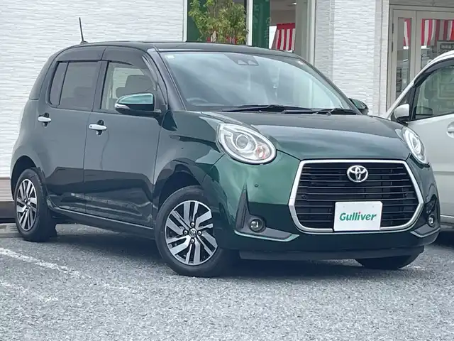 トヨタ パッソ モーダ　Gパッケージ 千葉県 2021(令3)年 1.5万km ダークエメラルドマイカ ナビＮＳＣＮ－Ｗ６８　バックカメラ　スマートアシスト３　ＢＴ　フルセグ　ダークエメラルドマイカ　ＬＥＤライト　オートライト　ＡＨＢ　１４インチＡＷ　前後センサー　スマートキー　プッシュスタート