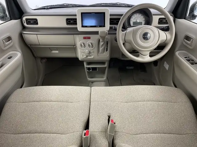 スズキ ラパン G 新潟県 2015(平27)年 4.3万km コフレピンクパールメタリック 社外メモリナビ（AVIC-RZ22）/(CD/SD/Bluetooth/TV)/レーダーブレーキ /純正フロアマット/プッシュスタート/スマートキー/スペアキー