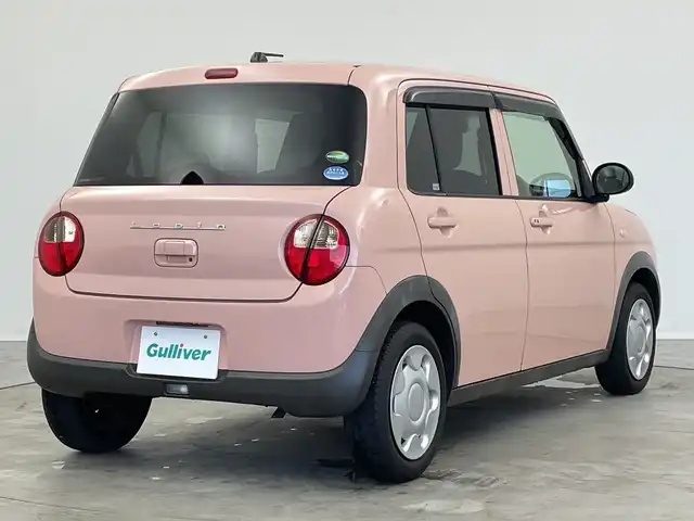 スズキ ラパン G 新潟県 2015(平27)年 4.3万km コフレピンクパールメタリック 社外メモリナビ（AVIC-RZ22）/(CD/SD/Bluetooth/TV)/レーダーブレーキ /純正フロアマット/プッシュスタート/スマートキー/スペアキー