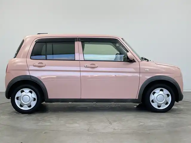 スズキ ラパン G 新潟県 2015(平27)年 4.3万km コフレピンクパールメタリック 社外メモリナビ（AVIC-RZ22）/(CD/SD/Bluetooth/TV)/レーダーブレーキ /純正フロアマット/プッシュスタート/スマートキー/スペアキー