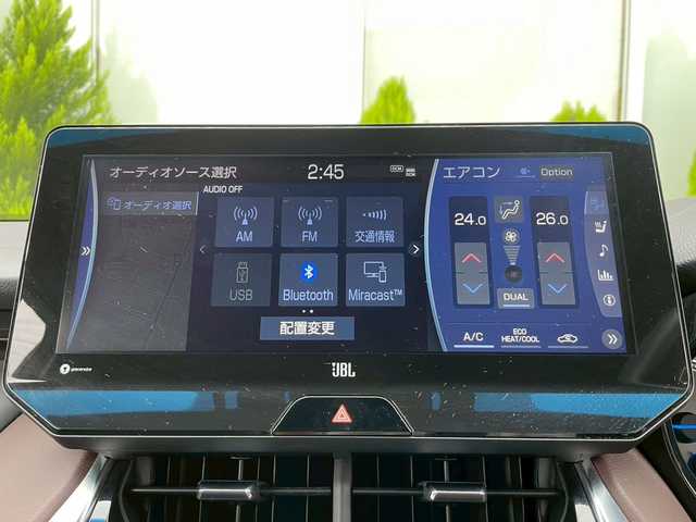 トヨタ ハリアー ハイブリッド Z レザーパッケージ 岩手県 2020(令2)年 6万km ホワイトパールクリスタルシャイン JBLナビ/フルセグTV/BT/USB/AUX/JBLサウンド/テレビキャンセラー/純正インテリアイルミネーション/デジタルインナーミラー/純正ドライブレコーダー/調光サンルーフ/純正フロアマット/ドアバイザー/ETC2.0/トノカバー/ヘッドアップディスプレイ/前席シートヒーター、クーラー/アダクティブクルーズコントロール/ブラインドスポットモニター/RTCA/ステアリングヒーター/プリクラッシュセーフティー