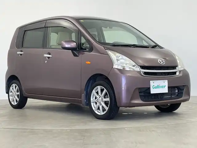 ダイハツ ムーヴ X 鹿児島県 2012(平24)年 4.9万km シルキーマルーンクリスタルメタリック 社外ナビ/・AM/FM/CD/DVD/SD/Bluetooth/フルセグTV/ドライブレコーダー/ワンオーナー/純正アルミホイール/プッシュスタート/スマートキー/ETC/エコモード/ヘッドライトレベライザー/電動格納ミラー/パワーウィンドウ/ドアバイザー