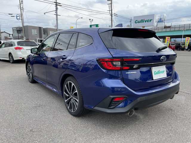 スバル レヴォーグ 1．8STIスポーツ EX 石川県 2022(令4)年 5.4万km 青 ４ＷＤ　純正ナビ　フルセグＴＶ　バックカメラ　ＬＥＤライト　ＥＴＣ　革シート　パワーバックドア　デジタルミラー　アイサイト　レーダークルーズ　純正アルミ　パワーシート　スマートキー　プッシュスタート　ブラインドスポットモニター