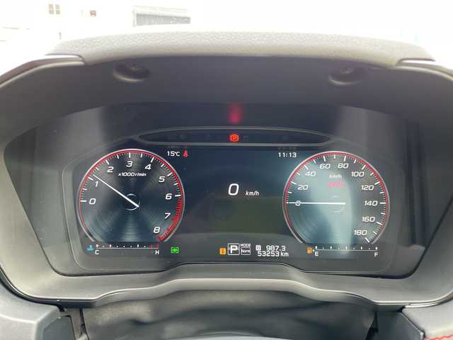 スバル レヴォーグ 1．8STIスポーツ EX 石川県 2022(令4)年 5.4万km 青 ４ＷＤ　純正ナビ　フルセグＴＶ　バックカメラ　ＬＥＤライト　ＥＴＣ　革シート　パワーバックドア　デジタルミラー　アイサイト　レーダークルーズ　純正アルミ　パワーシート　スマートキー　プッシュスタート　ブラインドスポットモニター