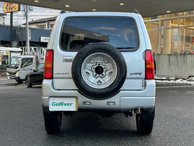 スズキ ジムニー XC 宮城県 2004(平16)年 7.6万km シルキーシルバーメタリック ターボ＆4WD/純正CD/電動格納ミラー/サイドミラーヒーター/ETC/リモコンキー/社外16インチアルミ/純正16インチアルミ＆ノーマルタイヤ積込/保証書/取扱説明書